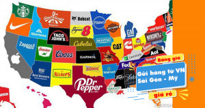 Bảng giá gửi hàng từ Việt Nam đi Mỹ giá rẻ