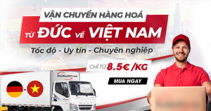 Bảng giá gửi hàng từ Đức về Sài Gòn