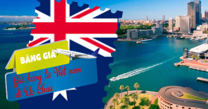 Bảng giá gửi hàng từ Việt Nam đi Úc năm 2023