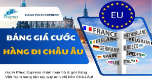 Gửi hàng đi Đức bao nhiêu một ký ? Chuyên nhận gửi hàng từ Sài Gòn đi Đức, Châu Âu trọn gói uy tín.
