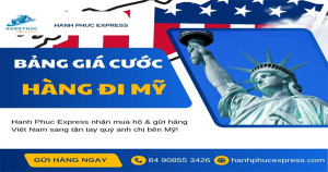 Cập nhật bảng giá cước gửi hàng từ Sài Gòn đi Mỹ mới nhất