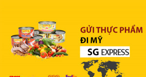 Dịch vụ gởi thực phẩm đi Mỹ