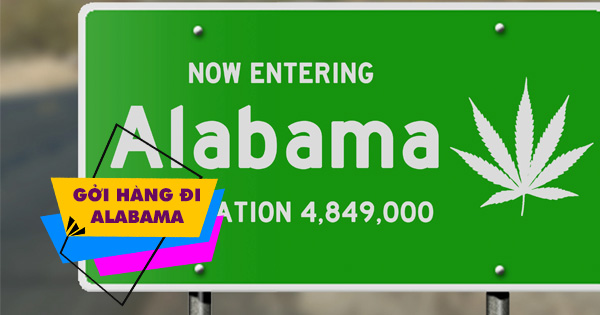 Dịch vụ gửi hàng từ Việt Nam đi  bang Alabama Mỹ