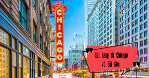 Dịch vụ gửi hàng từ thành phố Chicago bang Illinois Mỹ giá rẻ
