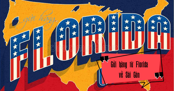 Dịch vụ vận chuyển hàng Florida Mỹ về Sài Gòn giá rẻ