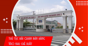 Thủ tục hải quan cách bán hàng vào khu chế xuất