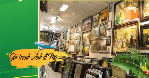 Gửi tranh nghệ thuật - ảnh cưới đi Mỹ giá rẻ