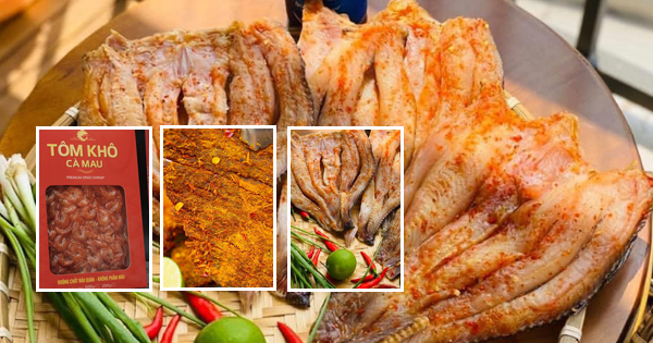 Gửi cá khô, mực khô, tôm khô, khô bò, thủy hải sản khô đi Mỹ giá rẻ