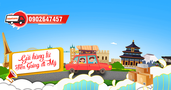 gửi hàng đi Mỹ tại Tiền Giang