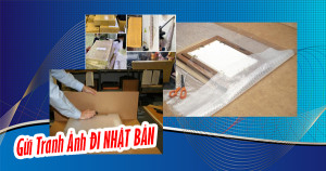 Gửi tranh ảnh đi Nhật giá rẻ