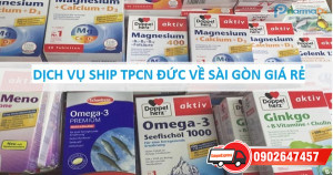 Dịch vụ nhận gửi hàng thực phẩm chức năng từ Đức về Sài Gòn giá rẻ