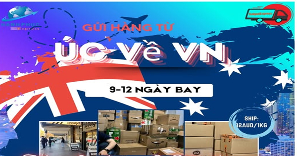 Dịch vụ nhận gửi hàng từ Sydney Úc về Sài Gòn Việt Nam uy tín giá rẻ